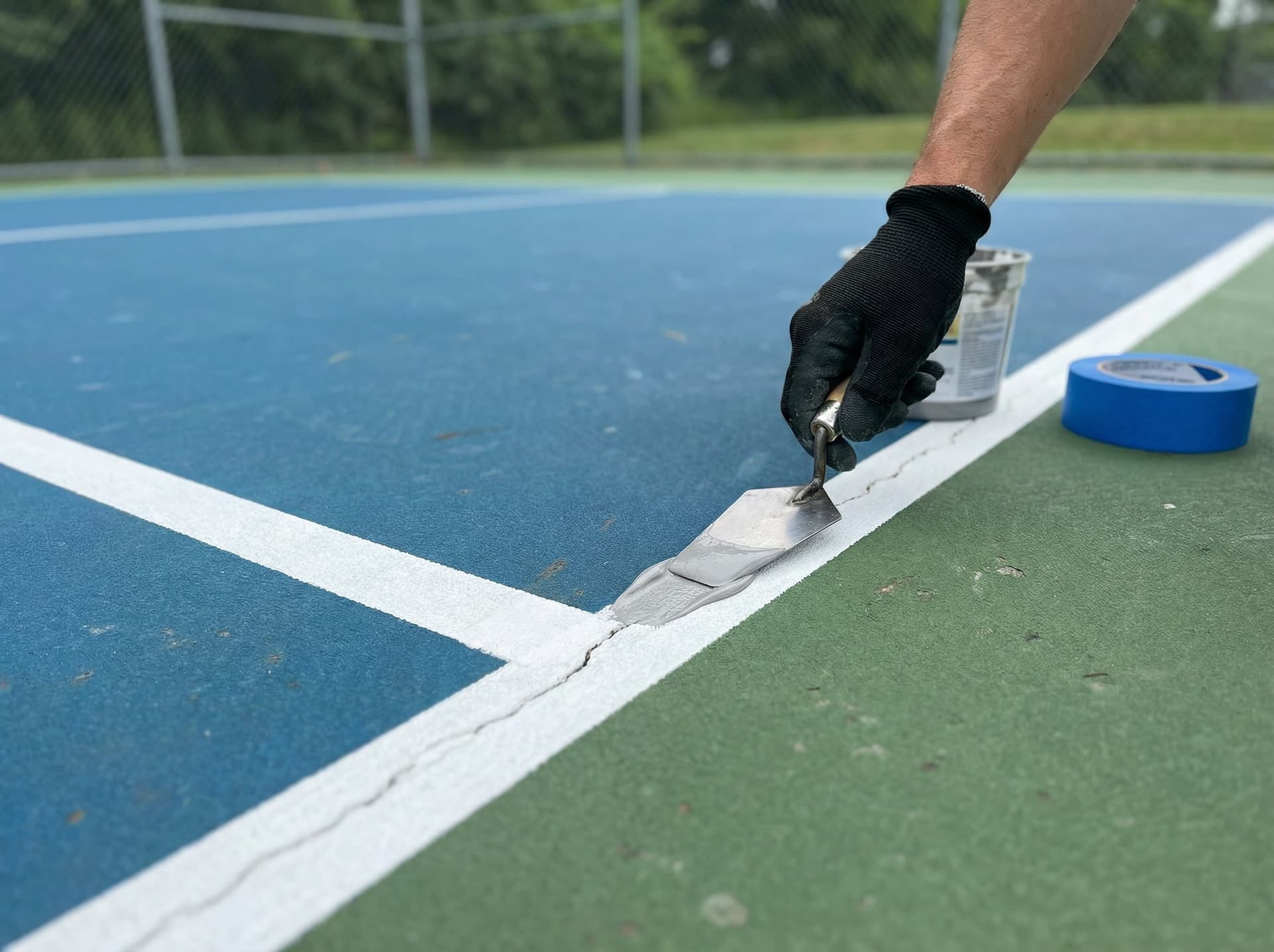 Pickleball Court Resurfacing